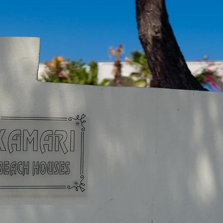 Kamari Beach Houses With Balcony And Garden Exterior photo